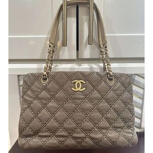 Chanel Paris-Dallas Chic Stitch Tote Quilted Calfskin Medium